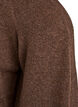 Cardigan en tricot côtelé avec poches, Marron, Packshot image number 2