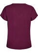 T-shirt de sport ample avec col en v, Bordeaux, Packshot image number 1