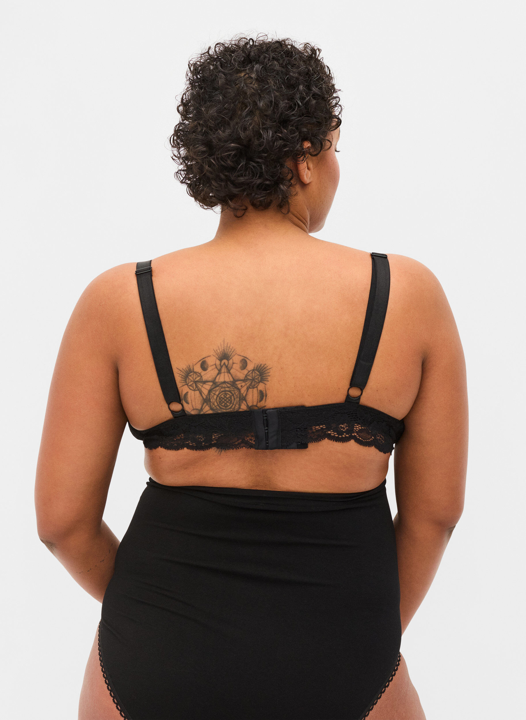Zizzi Soutien-gorge d'allaitement avec dentelle, Noir, Model image number 1