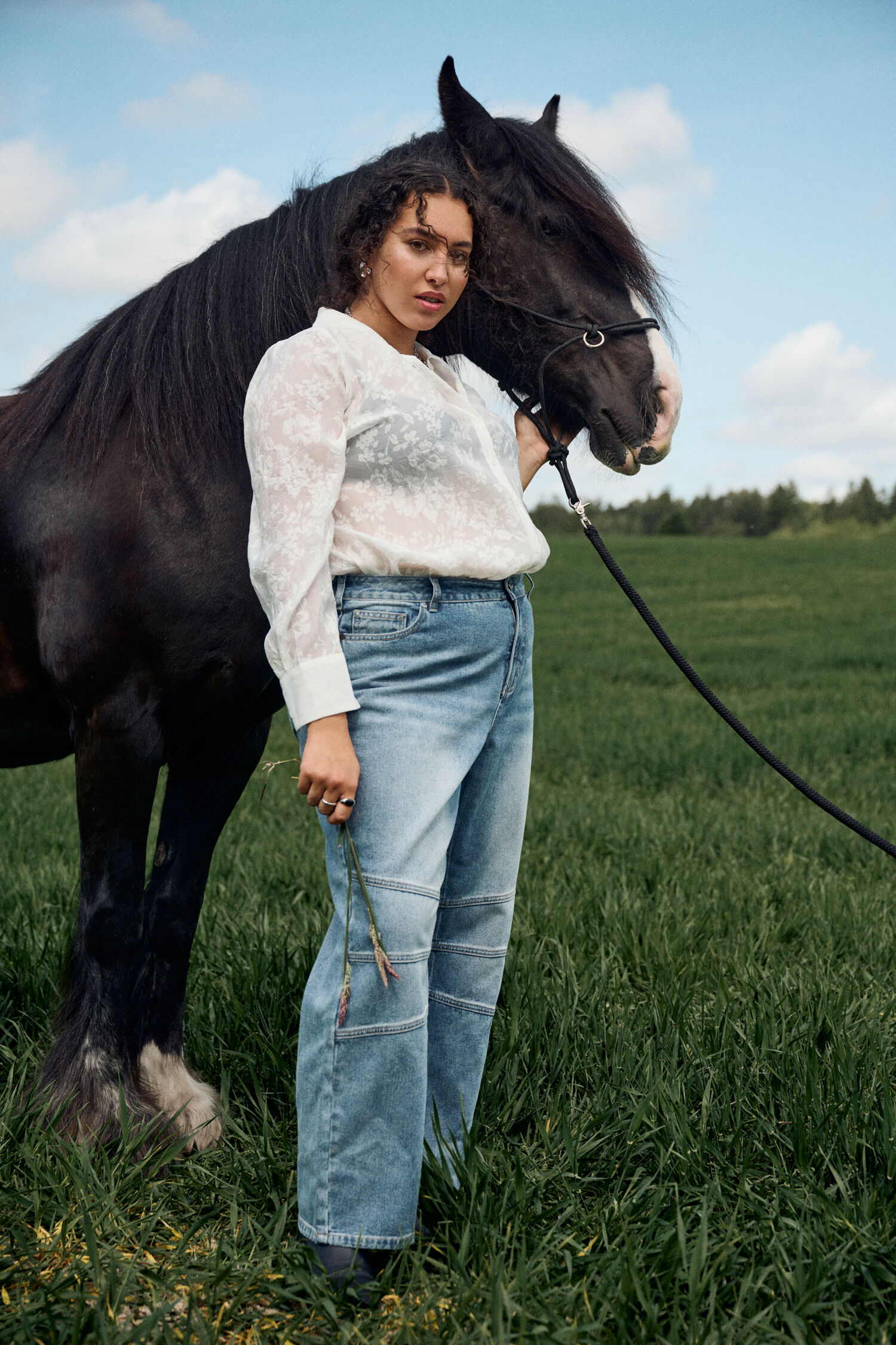 Zizzi Chemise avec motif, , Model