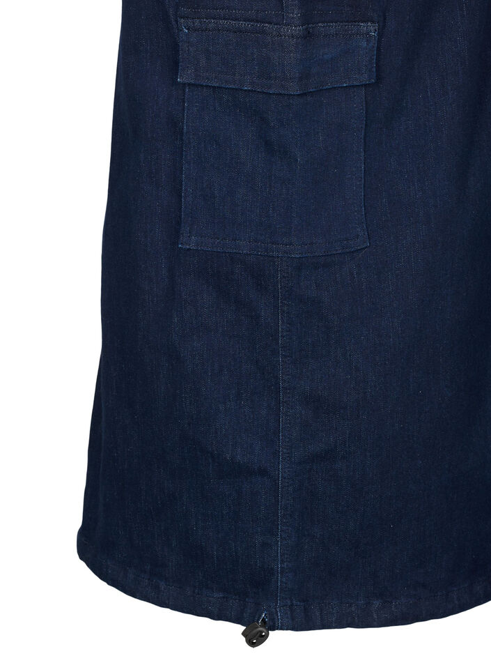 Maxirock aus Jeansstoff, Dark Blue Denim, Packshot image number 2