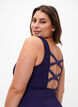 Maillot de bain avec détail croisé dans le dos, Astral Aura, Model image number 2
