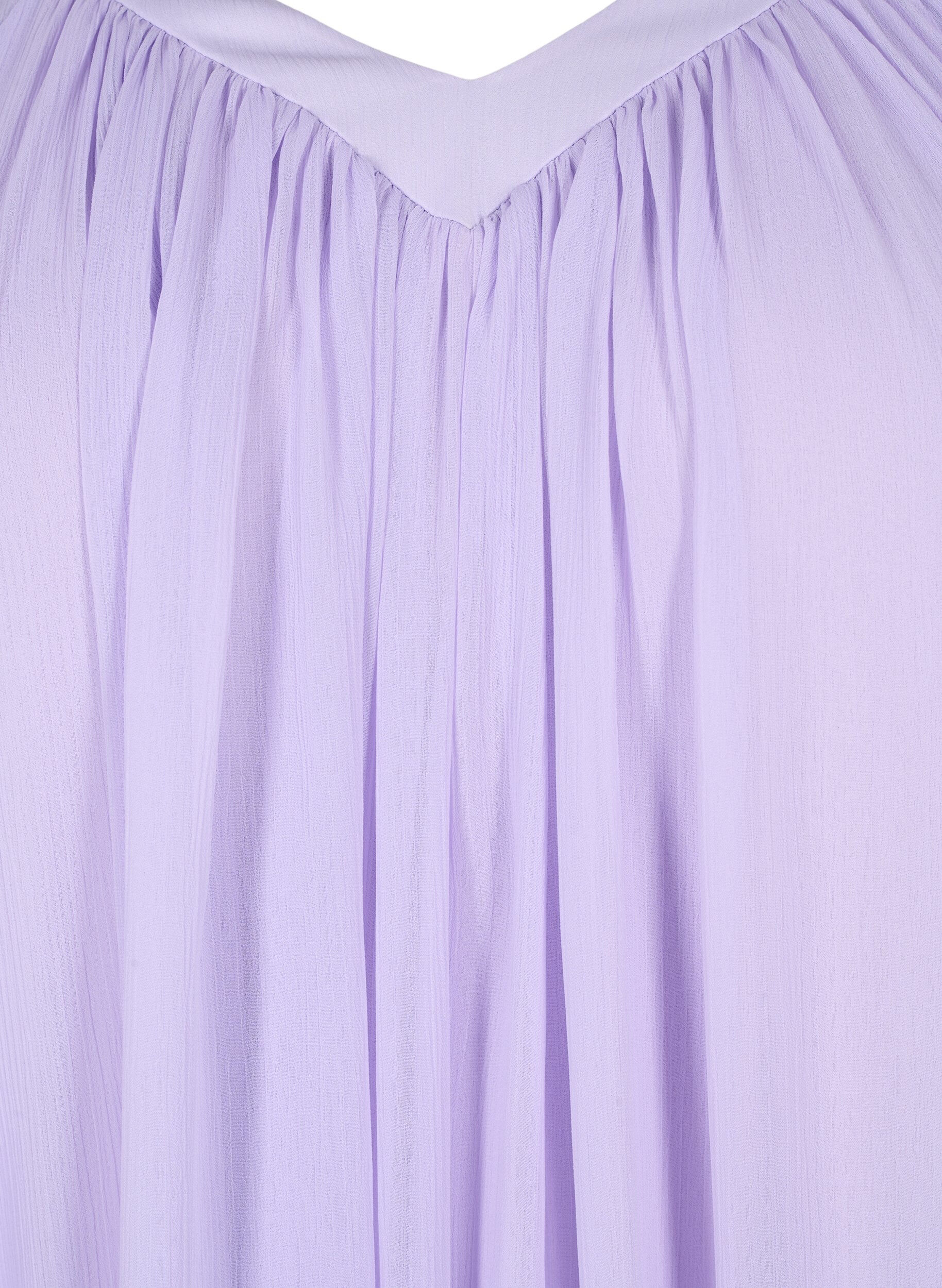 Zizzi Lockeres Kleid mit kurzen &Auml;rmeln, Purple Heather, Packshot image number 2