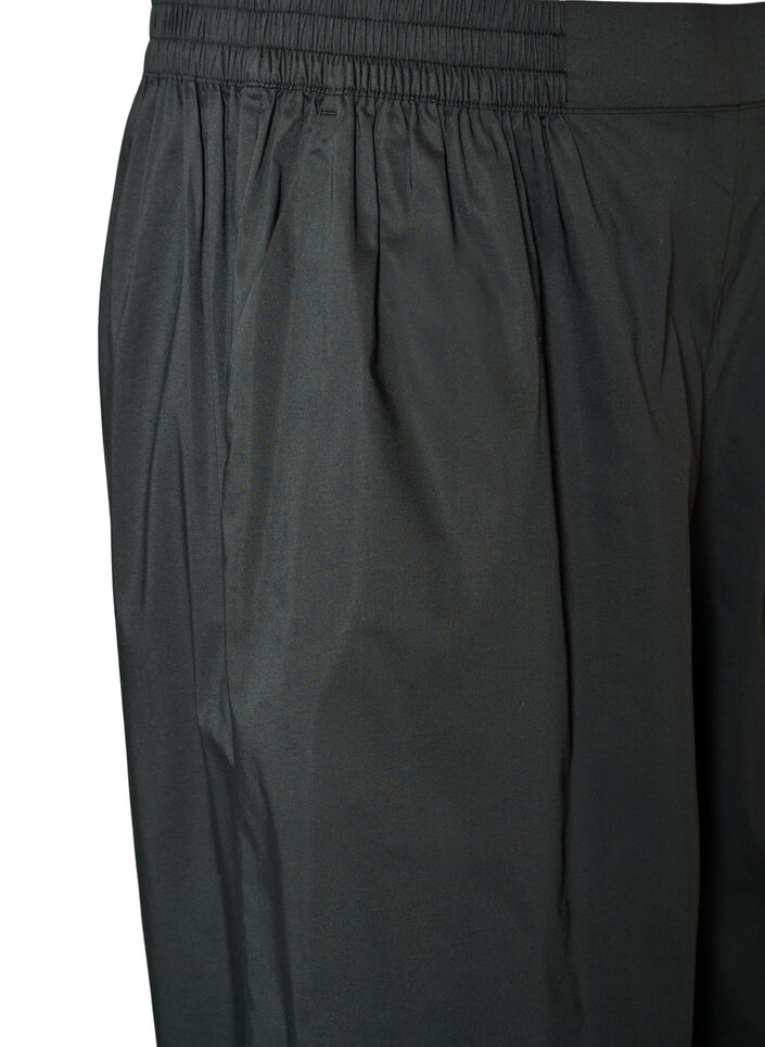 Jupe-culotte avec ceinture &eacute;lastique et jambes amples, Noir, Packshot image number 2