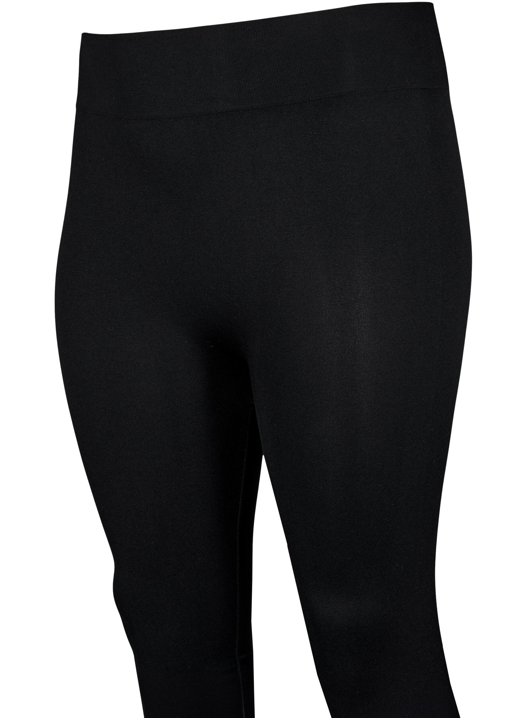 Zizzi Legging basique sans coutures, Noir, Packshot image number 3