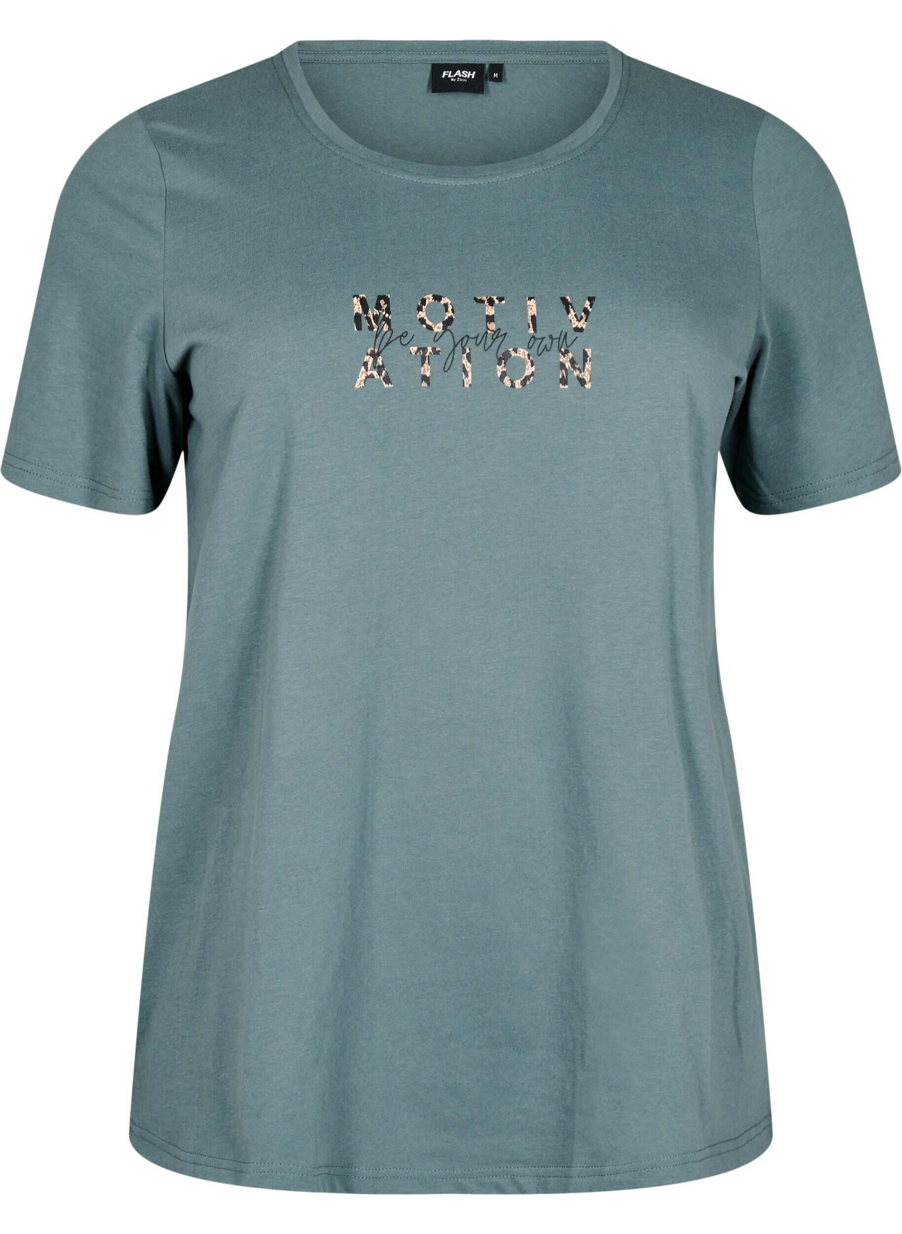 Zizzi FLASH &ndash; T-shirt avec motif, Vert clair, Packshot image number 0
