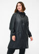 Regenjacke mit Kapuze und Knopfverschluss, Black, Model image number 0