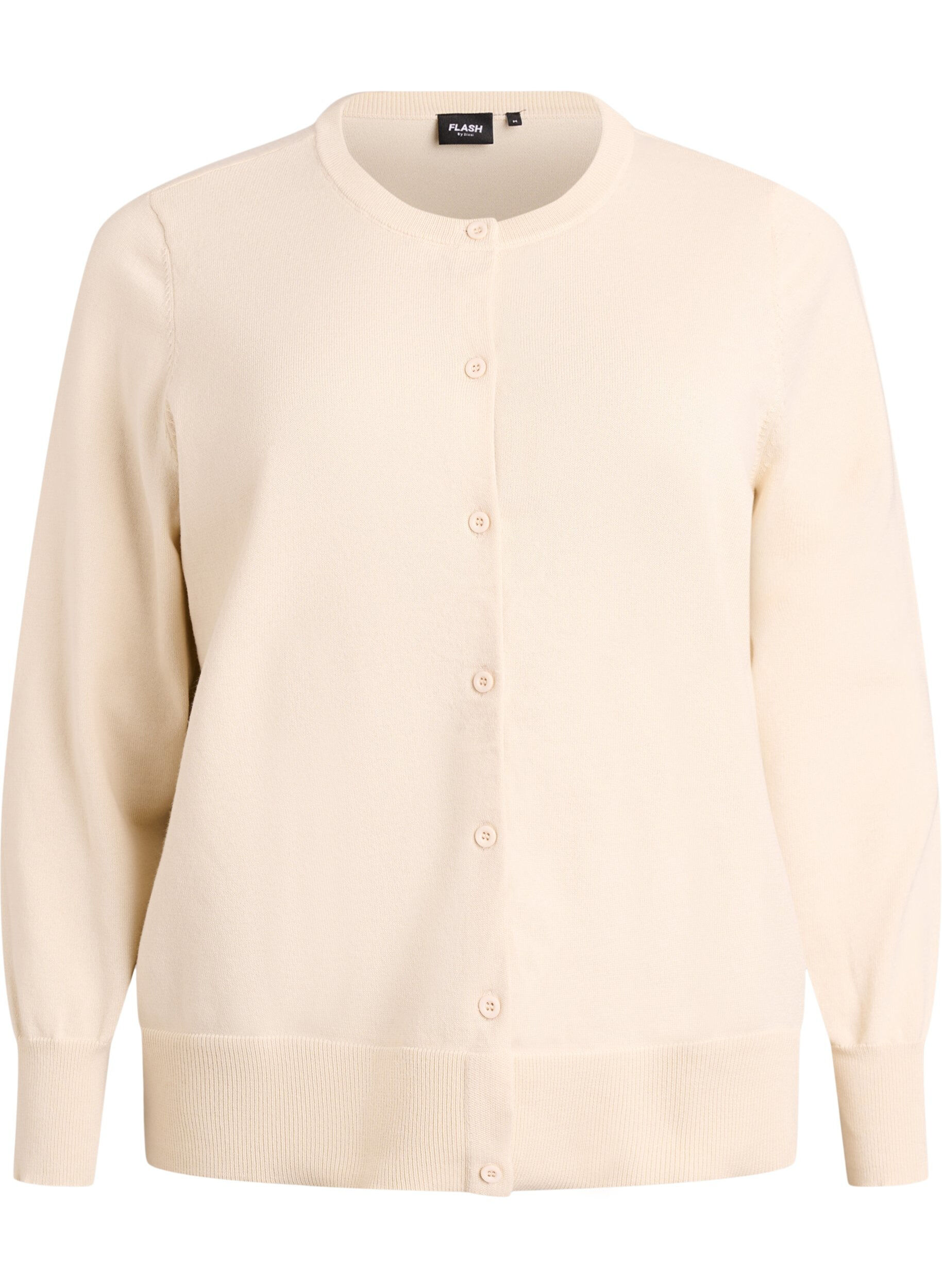 FLASH - Cardigan en maille fine avec col rond