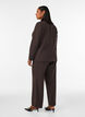 Hoch taillierte Hose mit B&uuml;gelfalten, Braun, Model image number 1