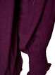 Bluse mit R&uuml;schenkragen und Raffung, Lila, Packshot image number 3