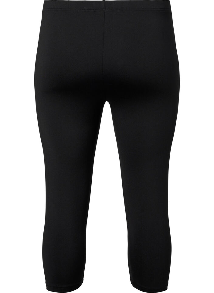 2er-Pack 3/4 Leggings, Black / LEO AOP, Packshot image number 1