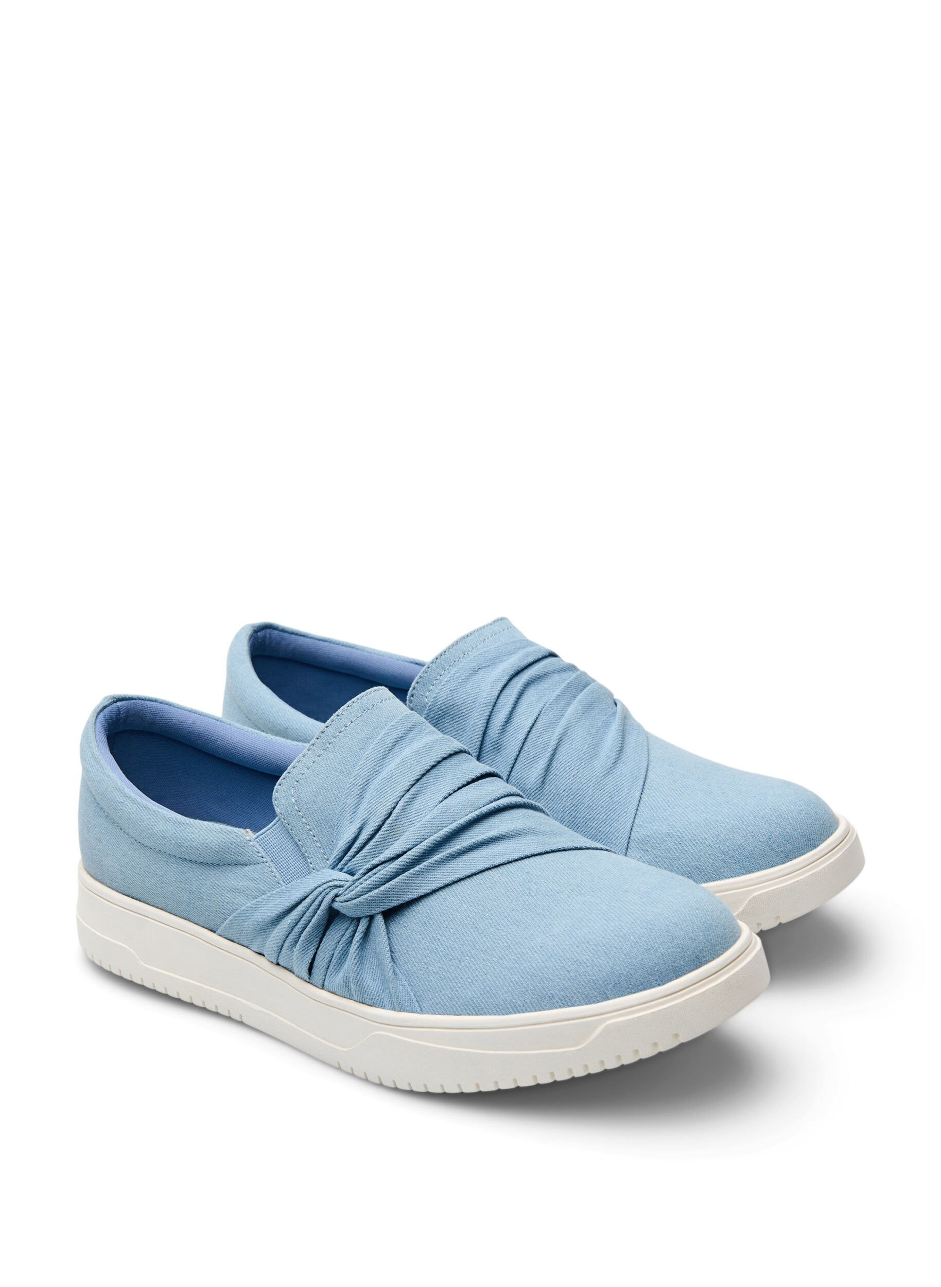 Zizzi Extra-Weite - Slip-On mit Knotendetail, Blau, Packshot image number 1