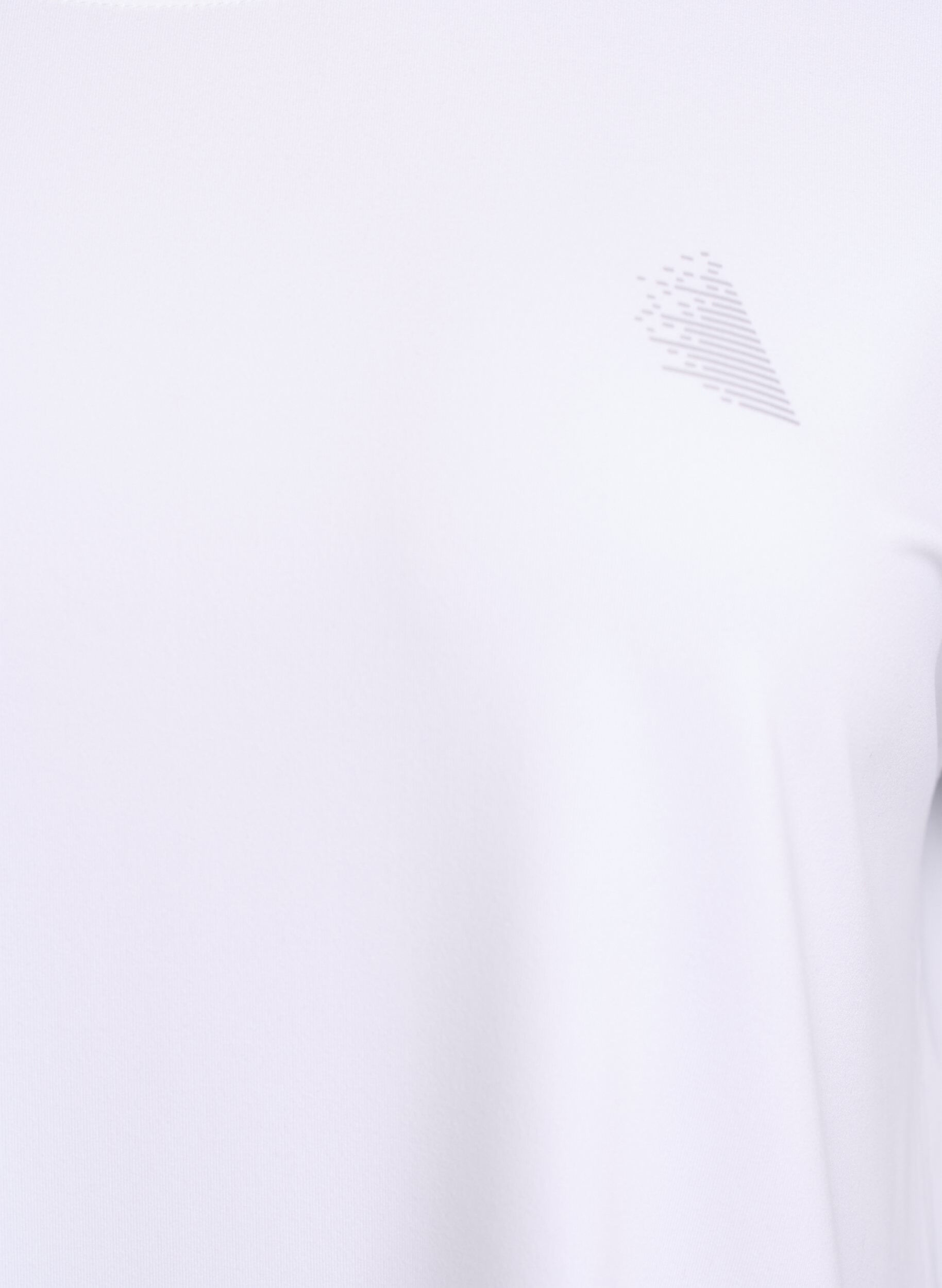 ZizziT-shirt de sport couleur unie, Blanc, Packshot image number 2