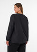 Chemisier avec broderie anglaise, Noir, Model image number 2