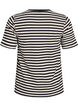 T-shirt ray&eacute; &agrave; texture c&ocirc;tel&eacute;e, Noir, Packshot image number 1