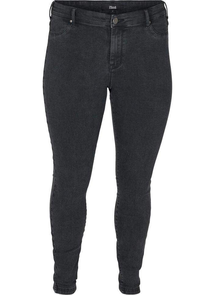 Jeggings aus Baumwollmischung, Grey Denim, Packshot image number 0