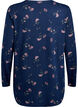  Bluse mit Blumenmuster und langen &Auml;rmeln, Blau, Packshot image number 1