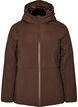 Veste d'hiver avec capuche et taille ajustable, Marron, Packshot image number 0