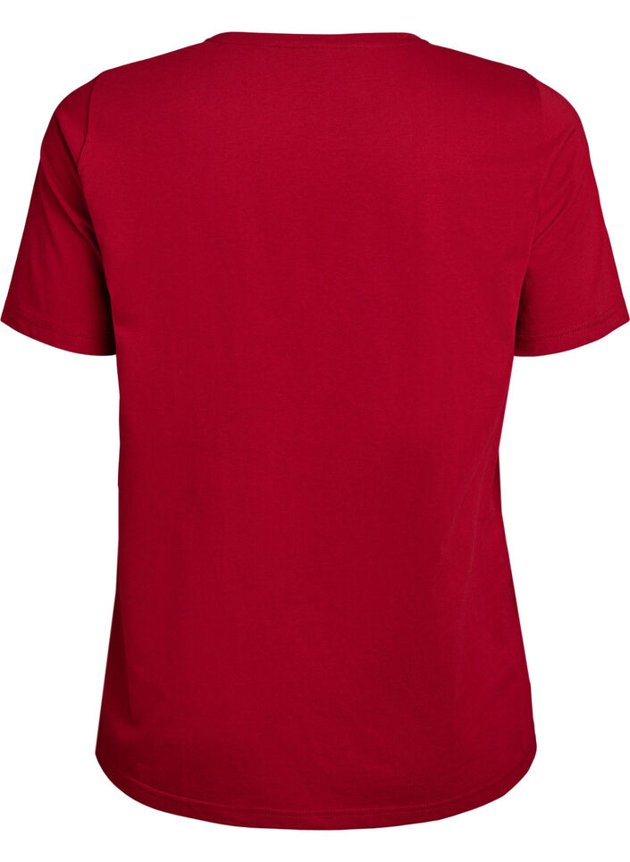 FLASH - T-shirt imprim&eacute;, Rouge, Packshot image number 1