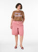 T-Shirt aus 100% Baumwolle mit kurzen &Auml;rmeln und Print, Braun, Model image number 1