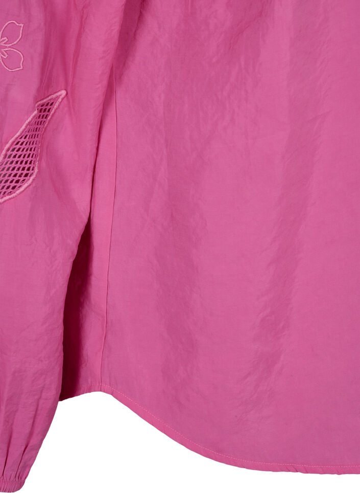 Chemisier en TENCEL™ Modal avec des broderies, Phlox Pink, Packshot image number 4