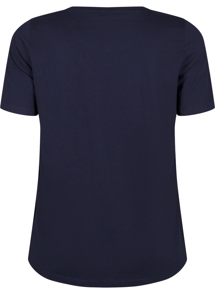 FLASH - T-Shirt mit Motiv, Navy B. Silver Faith, Packshot image number 1