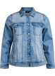 Veste en jean avec une coupe classique, Bleu Clair, Packshot image number 0