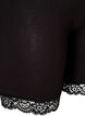 Short de cyclisme avec bordure en dentelle, Noir, Packshot image number 2