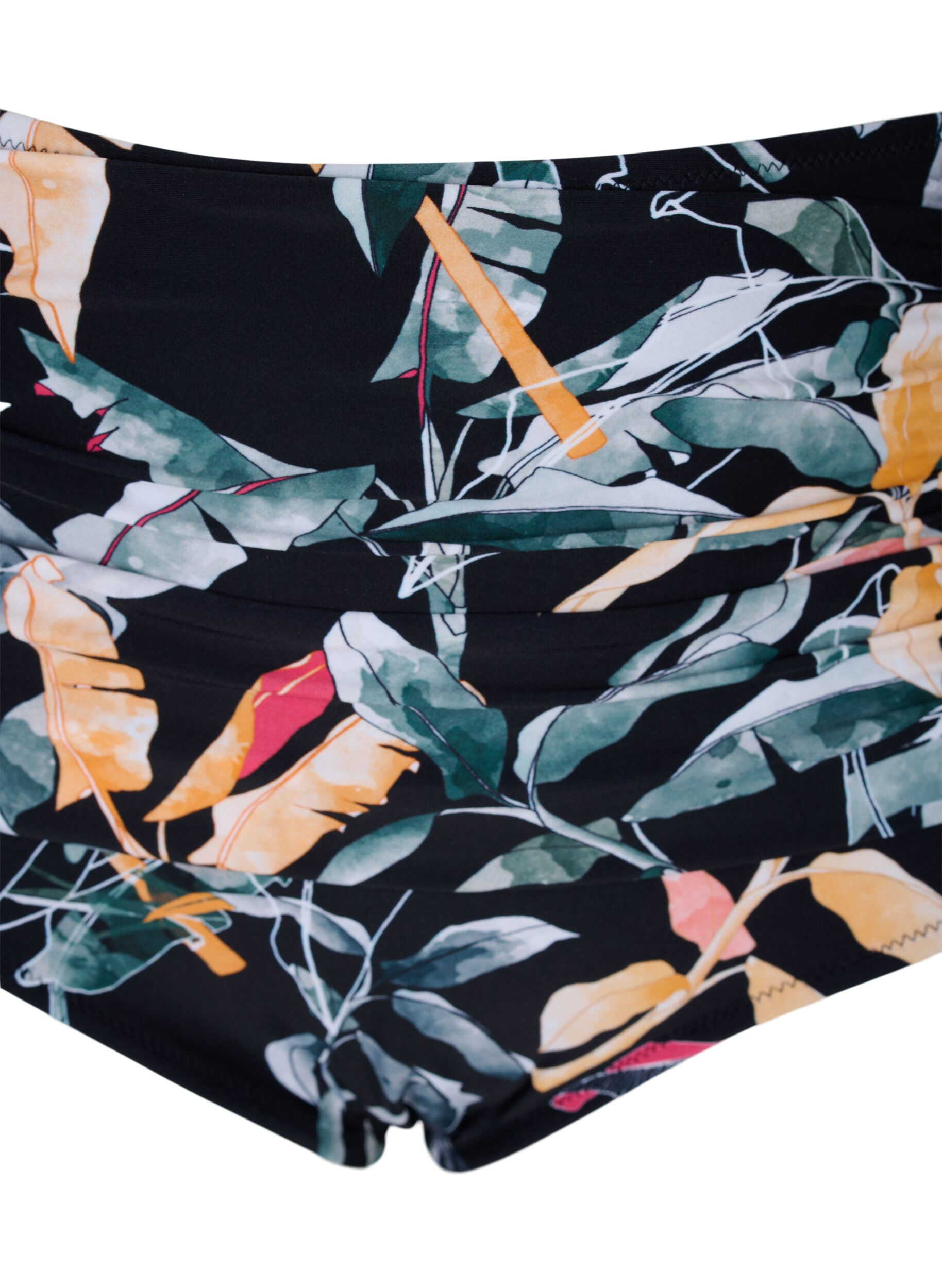 Zizzi Bas de bikini, Leaf Print, Packshot image number 2