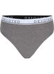 G-String mit regulärer Taille, Grau, Packshot image number 0