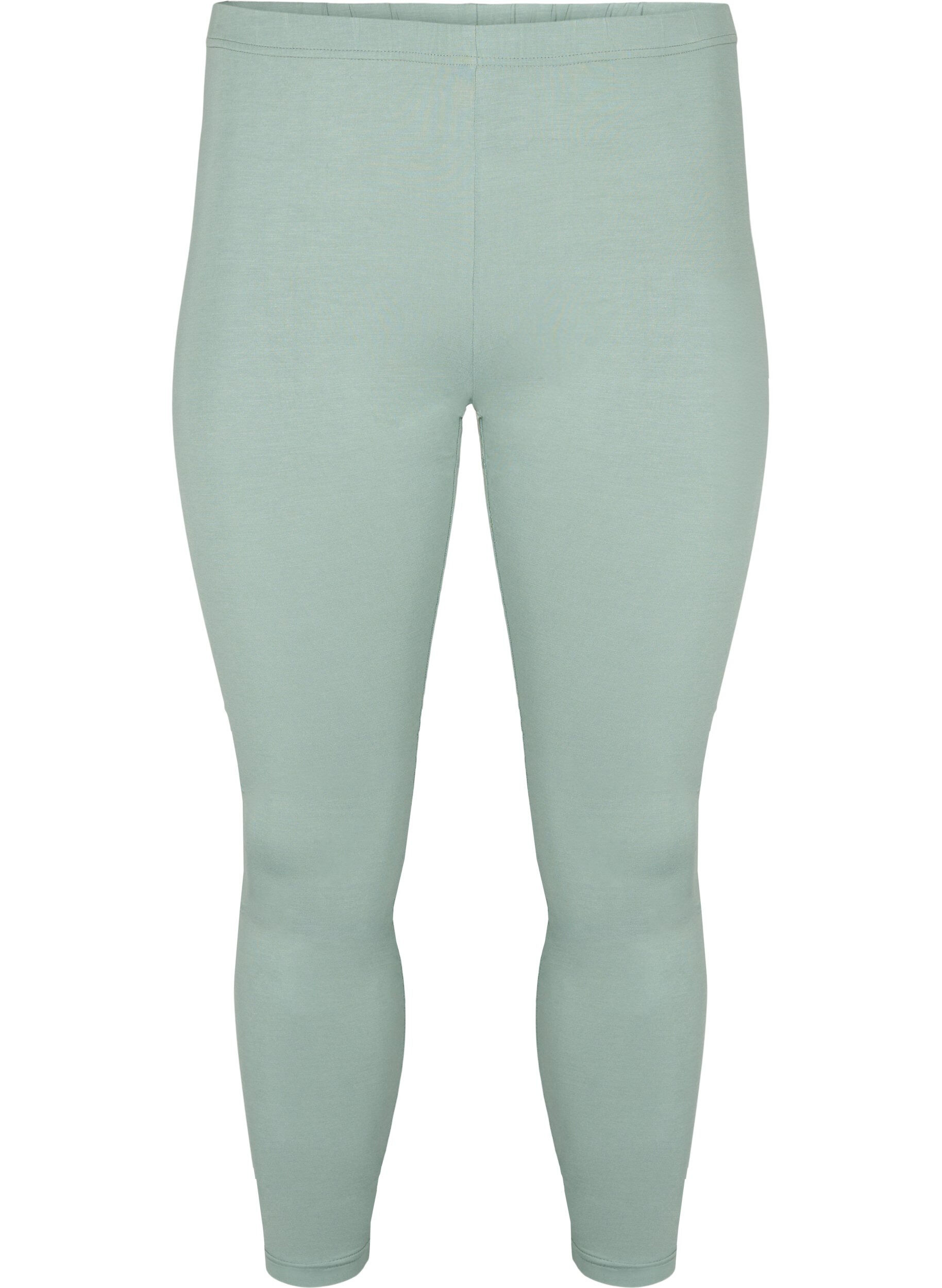 Zizzi Leggings basiques en viscose, Vert, Packshot image number 0