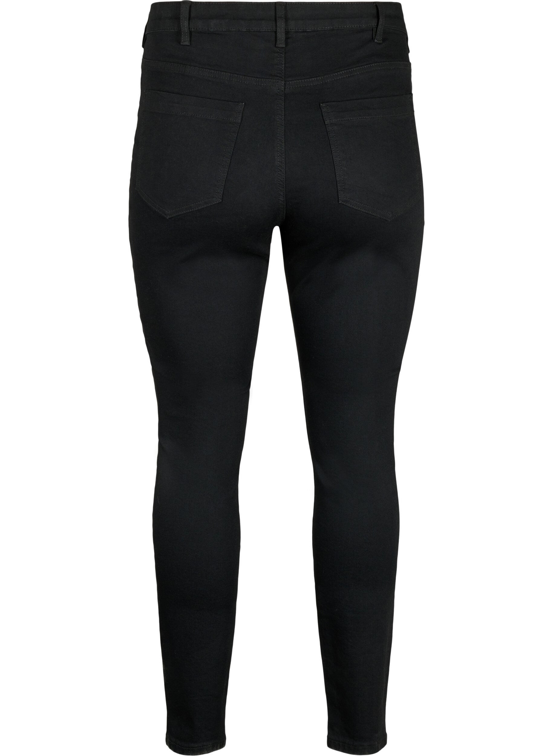 Zizzi Jean Amy taille haute et coupe super slim, Noir, Packshot image number 1