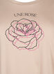 T-shirt en coton avec impression, S. Mink w. Flower, Packshot image number 2