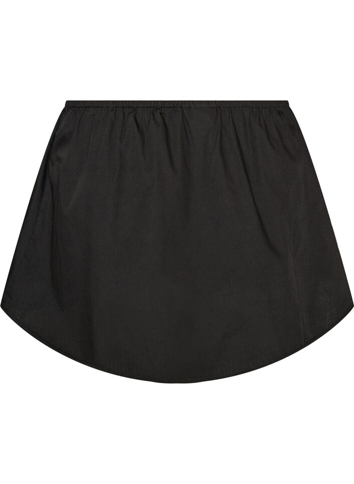 Hemdverl&auml;ngerung aus 100% Baumwolle, Schwarz, Packshot image number 1