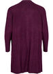 Lange Strickjacke mit Taschen, Potent Purple Mel., Packshot image number 1