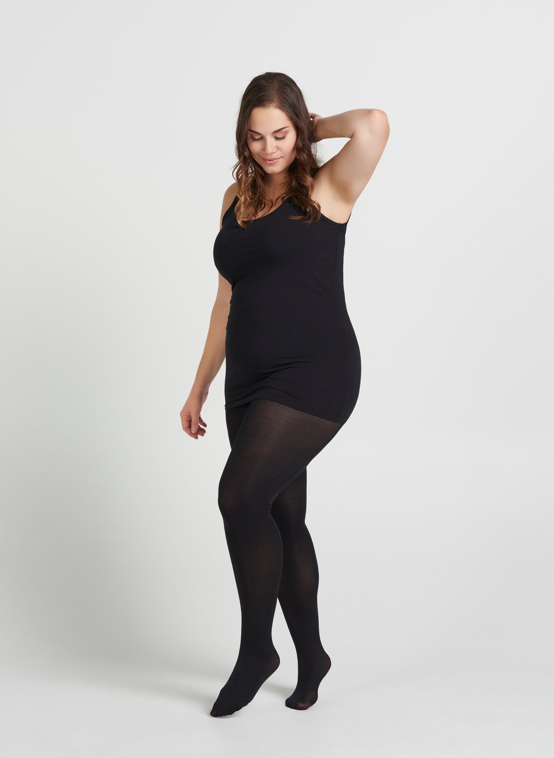 Zizzi Strumpfhose 100 Denier, Schwarz, Model image number 2