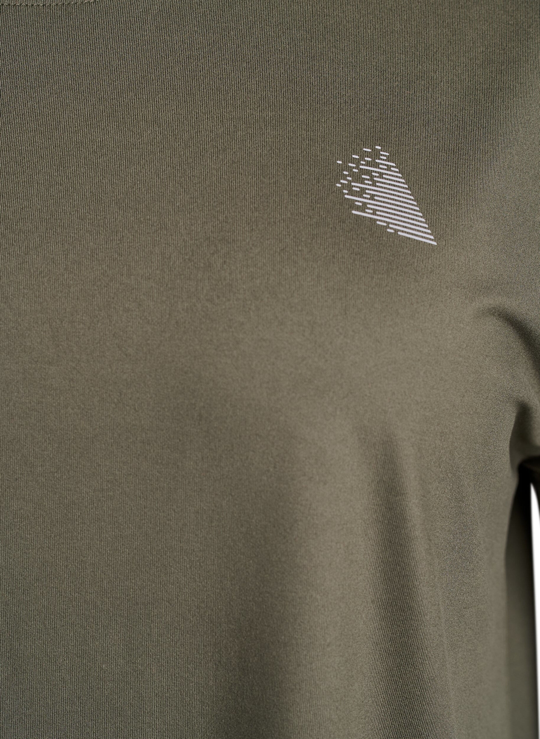 ZizziT-shirt de sport couleur unie, Vert, Packshot image number 2