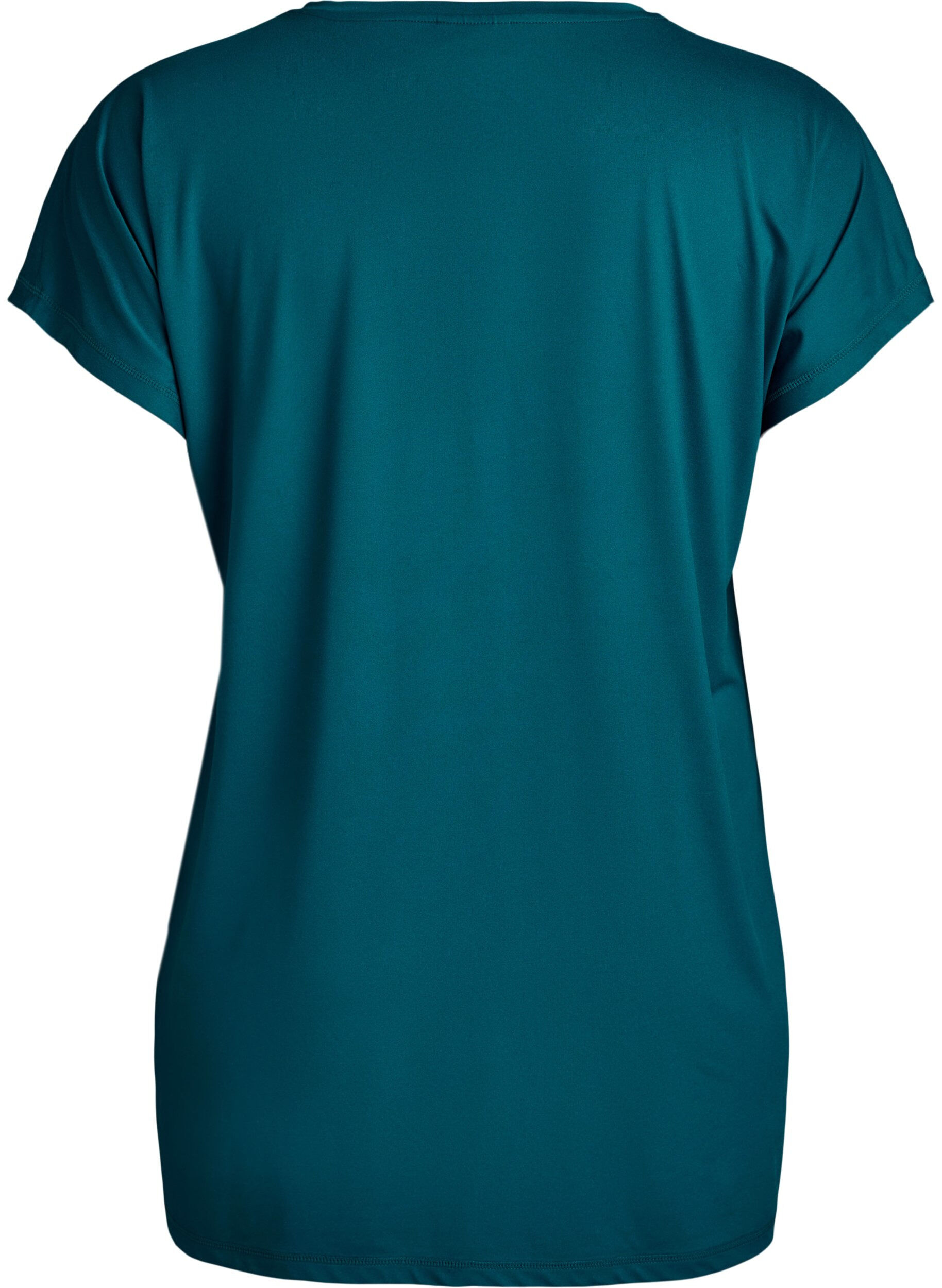 Zizzi T-shirt long d'entra&icirc;nement, Vert, Packshot image number 1
