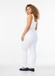 Jean Amy super slim taille haute, Blanc, Model image number 1
