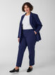 Pantalon avec poches et jambes droites, Bleu, Model image number 0