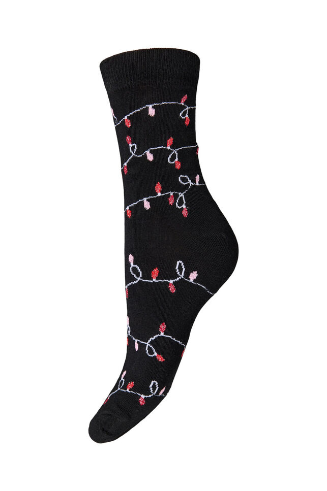Lot de 2 paires de chaussettes de No&euml;l, Rouge, Packshot image number 3