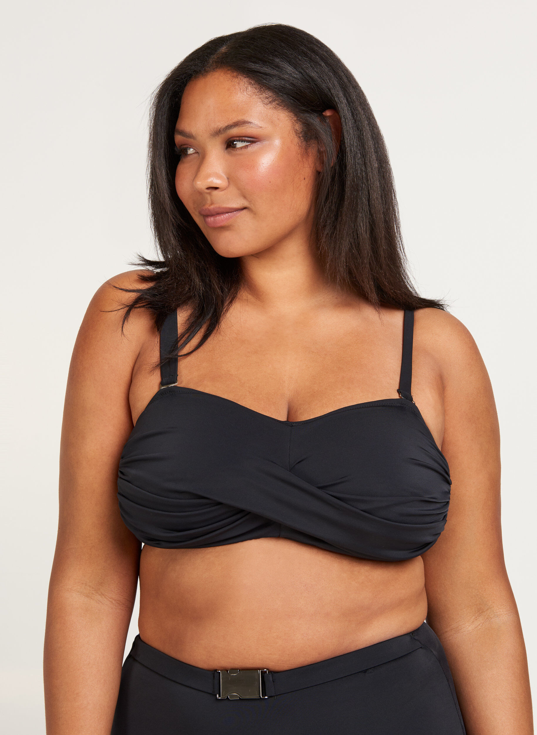 Zizzi Haut de bikini, Black, Model image number 0