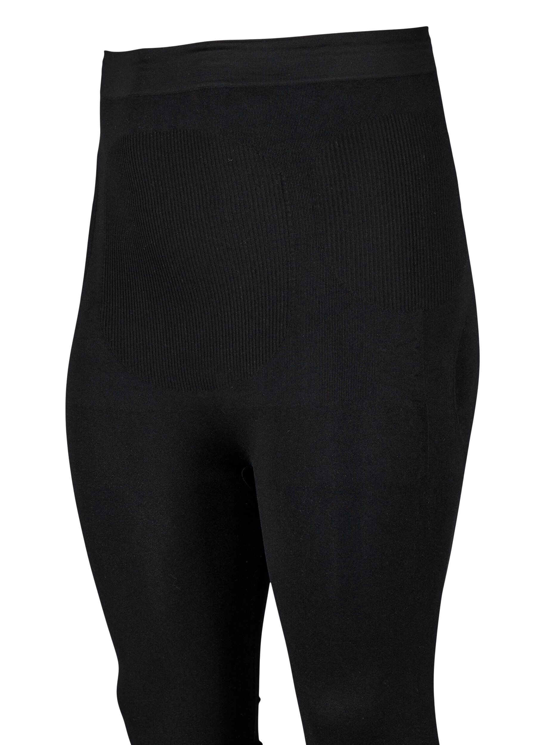 Zizzi Shapewear-Leggings mit hoher Taille, Schwarz, Packshot image number 3