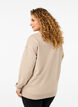 Sweatshirt à col rond, Simply Taupe, Model image number 1