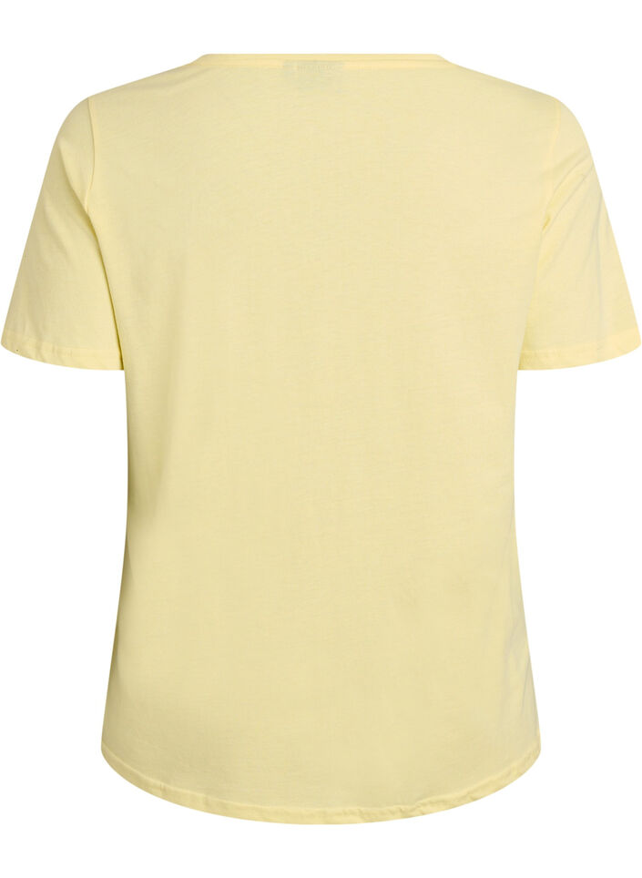 FLASH - T-shirt imprim&eacute;, Jaune, Packshot image number 1