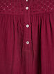Bluse aus Baumwollmusselin mit Lochstickerei, Dunkles Bordeaux, Packshot image number 2