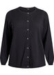 Cardigan &agrave; boutons ronds, Noir, Packshot image number 0
