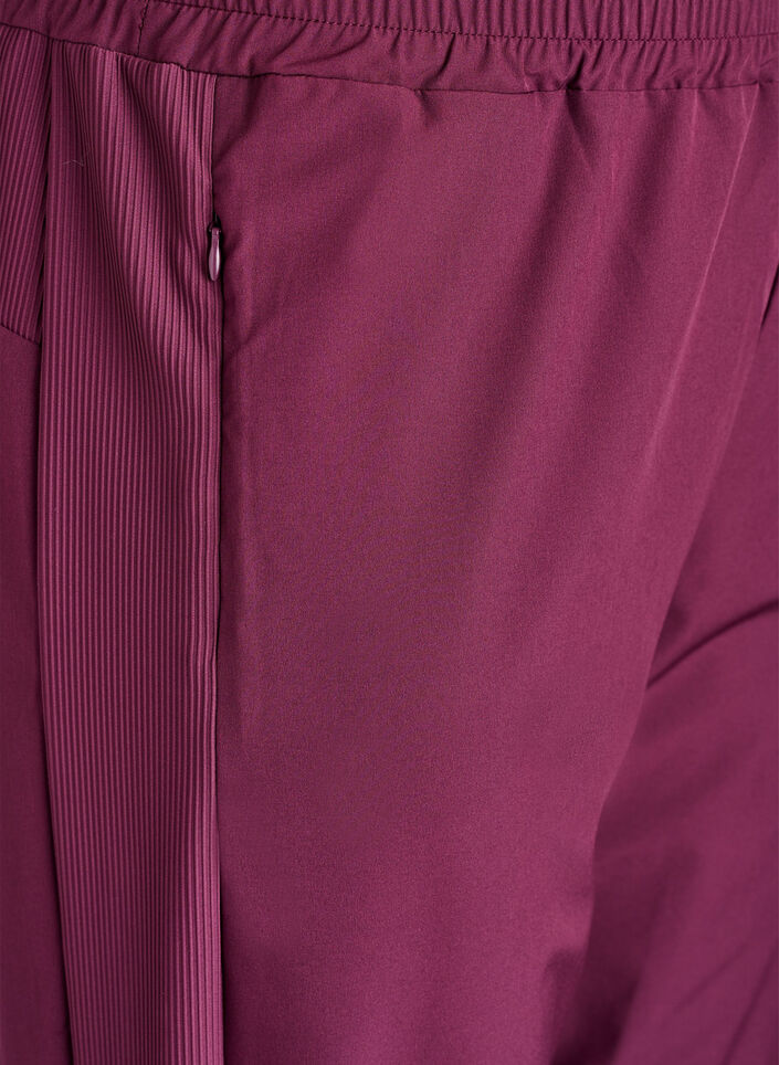 Pantalon d&rsquo;entra&icirc;nement l&eacute;ger dot&eacute; de poches, Bordeaux, Packshot image number 2
