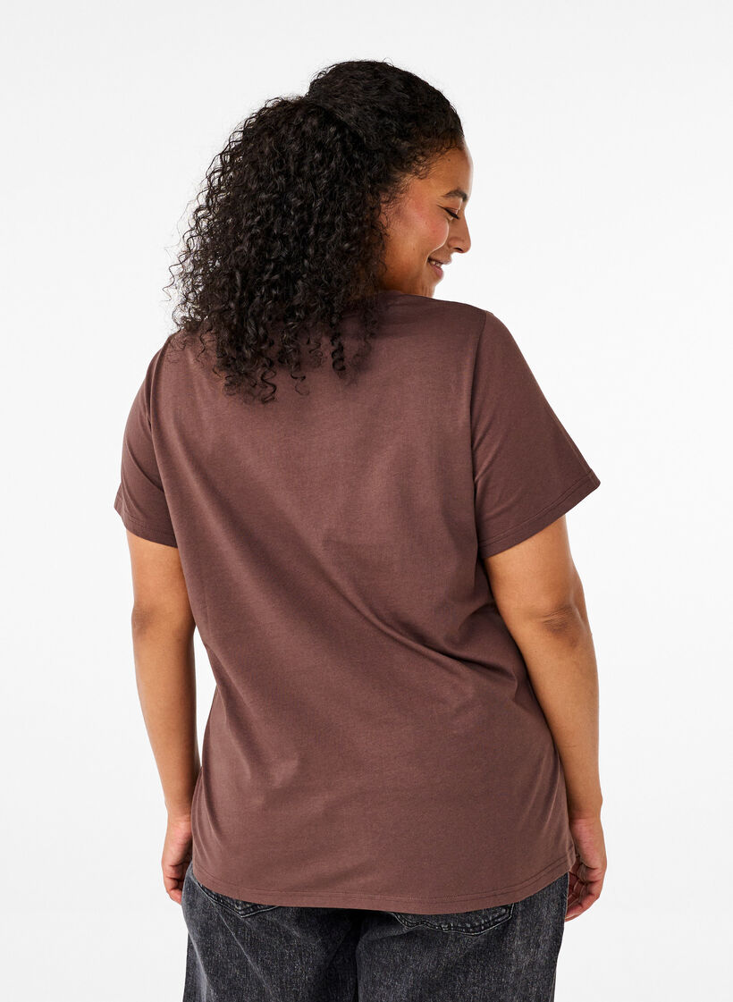 T-shirt en coton avec nœud papillon, C. Martini W. Black, Model image number 1