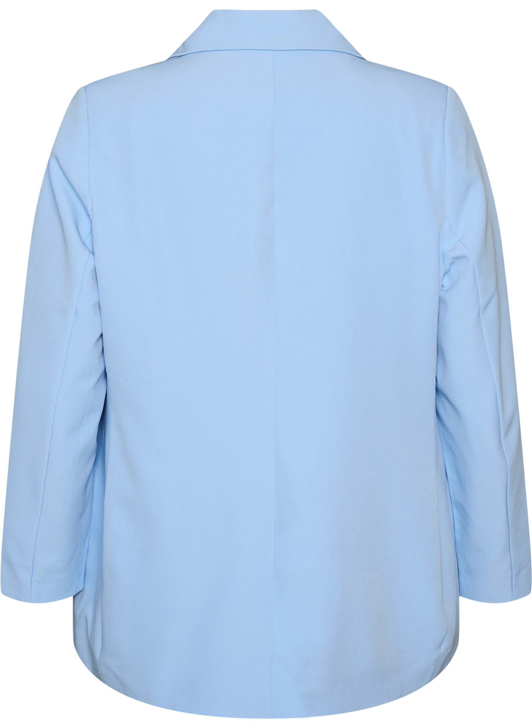 ZizziBlazer classique avec fermeture boutonn&eacute;e, Bleu Clair, Packshot image number 1